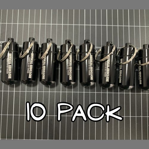 Bison-Style Geocache Container | 10 Pack